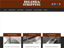 Tablet Screenshot of degamba.com